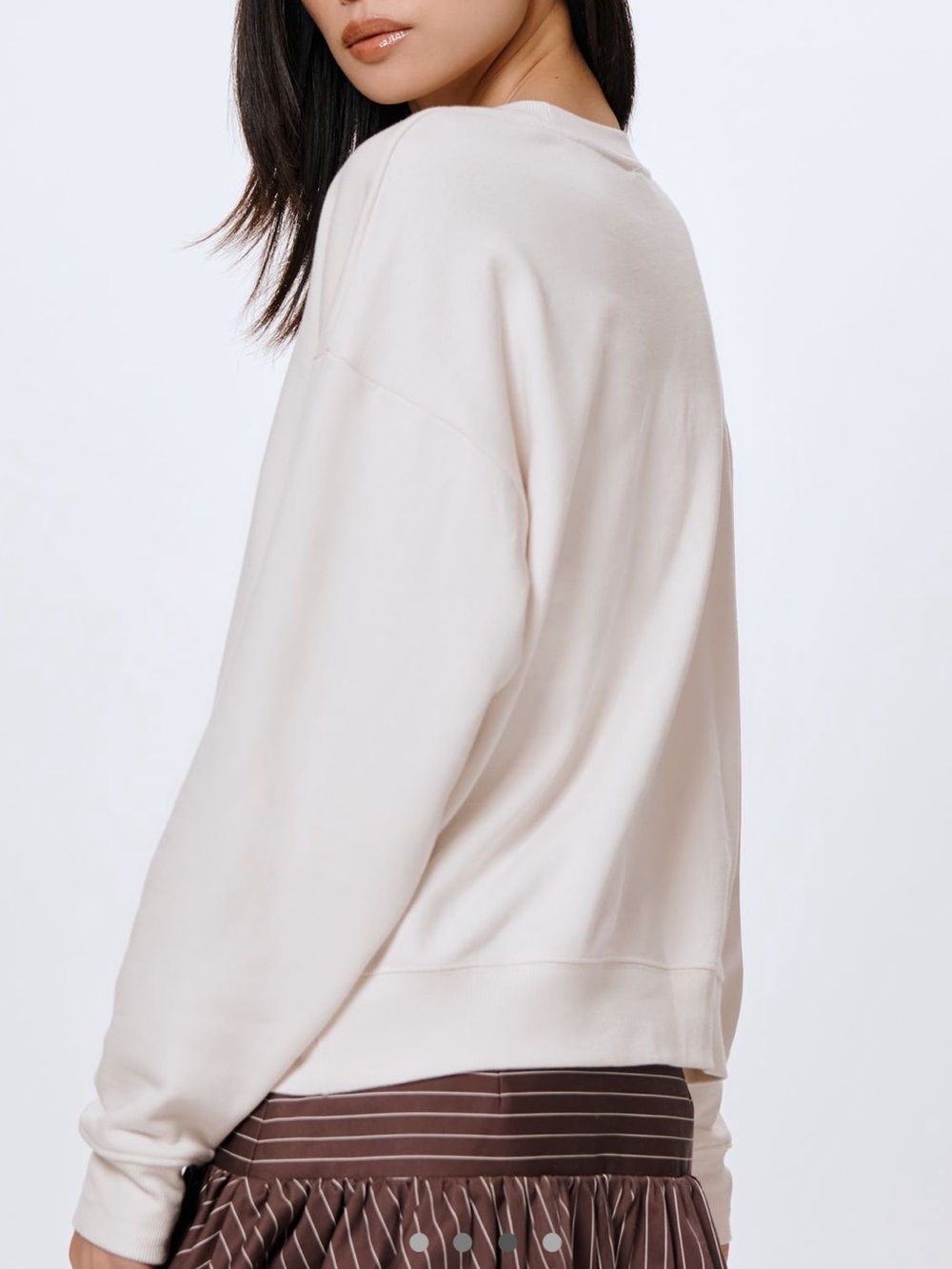 🇫🇷Anthroplogie Long-Sleeve Sweatshirt Maeve Novelty Oh Crêpe NEW Large - Picture 2 of 13